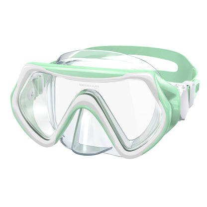 Findway Children's Diving Goggles, Swimming Goggles, Snorkel Mask for Boys Girls Teenagers, Diving Mask with Nose Cover, 180° Panorama, HD, Anti-Fog, Anti-Leak, Diving Goggles for Children 4-16 Years