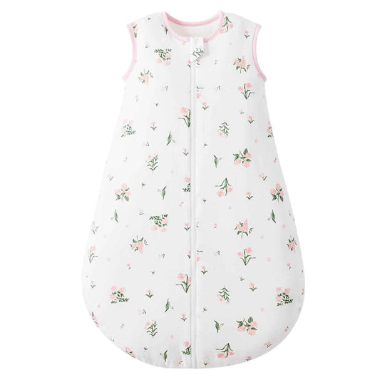 Duomiaomiao 3.5 Tog Baby Sleeping Bag, 100% Cotton Baby Sleeping Bag, Winter, Girls Newborn, Boys Sleeping Bag, Warm Newborn Children (100)