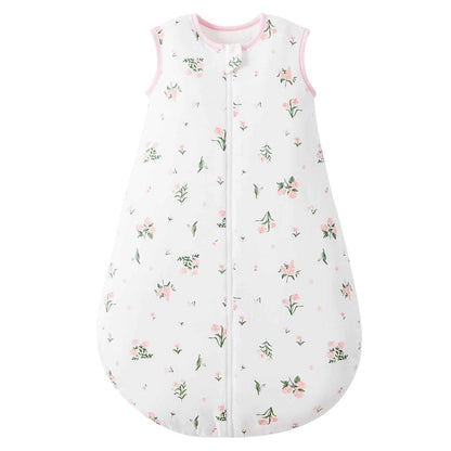 Duomiaomiao 3.5 Tog Baby Sleeping Bag, 100% Cotton Baby Sleeping Bag, Winter, Girls Newborn, Boys Sleeping Bag, Warm Newborn Children (100)
