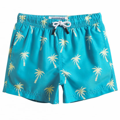 MaaMgic Badehose Jungen Sommer Badeshorts Schnelltrocknend Boardshorts mit Netzfutter Taschen und Verstellbarem Tunnelzug Urlaub Shorts