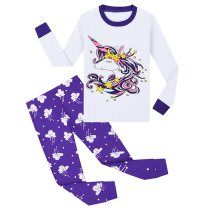 Garsumiss Mädchen Schlafanzug Giraffe Baumwolle Kinder Langarm Pyjama 98 104 110 116 122 128 134 140 146