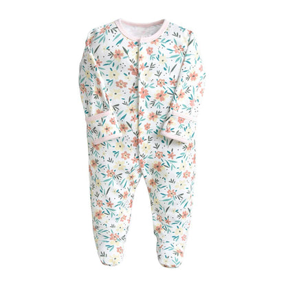 Minizone Baby Schlafstrampler 3er Pack, Pyjamas Langarm Strampler Jungen Mädchen Geschenk 9-12 Monate