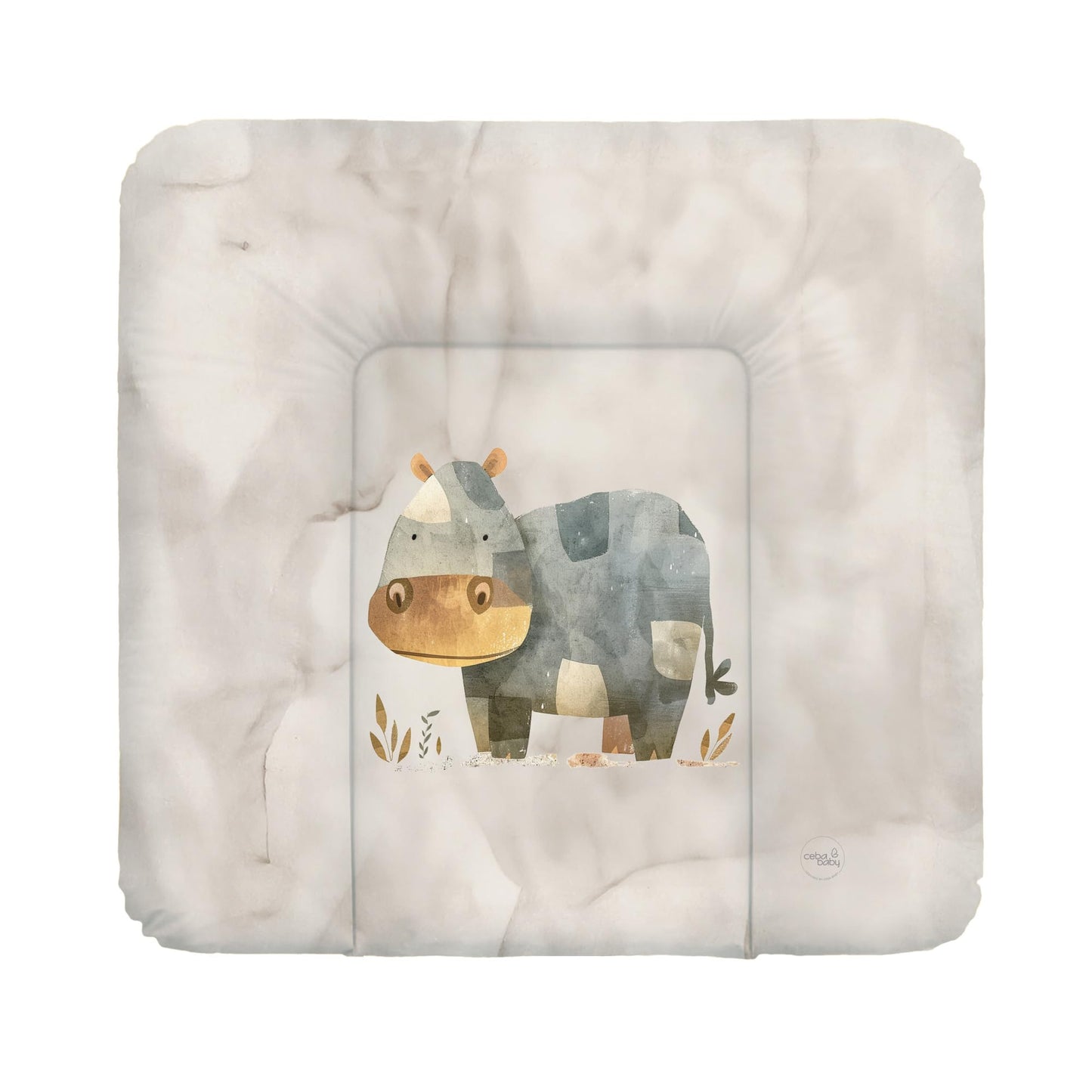 Ceba Baby® weiche Wickelauflage 50x70 cm - Baby Wickelunterlage - Wickeltischauflage für Junge und Mädchen - Wasserdicht, abwaschbar - OEKO-TEX® Standard 100 - Made in EU - Waldfreunde