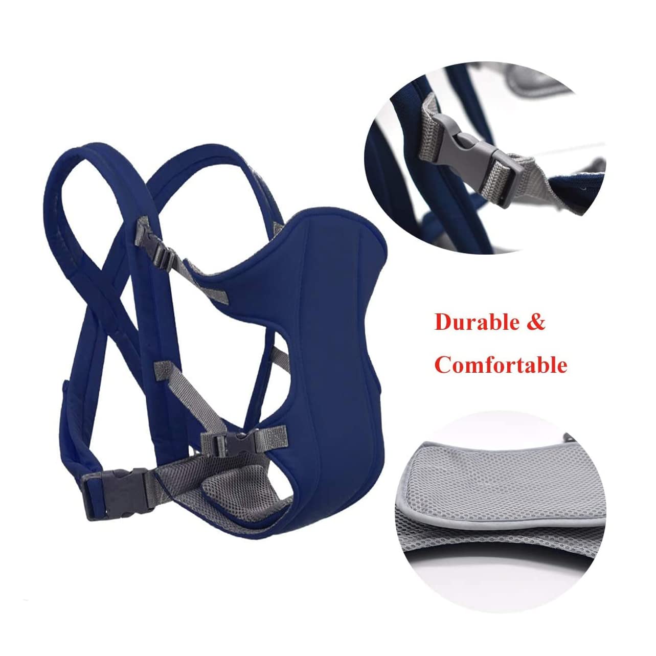 XLKJ Ergonomische Babytrage, Babytrage, Rücken- oder Vordertür für Neugeborene, für Neugeborene von 3,6 kg bis 15 kg