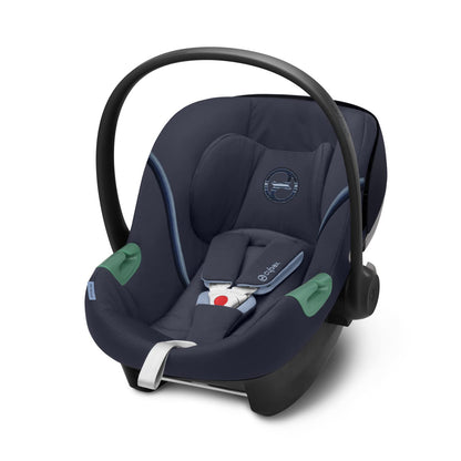CYBEX Gold Babyschale Aton S2 i-Size, Ab Geburt bis ca. 24 Monate, Max. 13 kg, Inkl. Neugeboreneneinlage, SensorSafe kompatibel, Ocean Blue - Meloni2