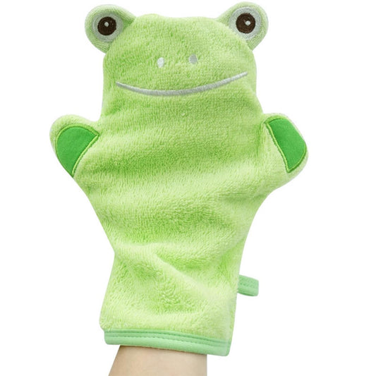 Baby Bade Handschuhe, Niedliches Baby Waschlappen, Baby Cartoon Badehandschuhe, Baumwolle Handtuch Sanftes Peeling, für Baby und Kinder