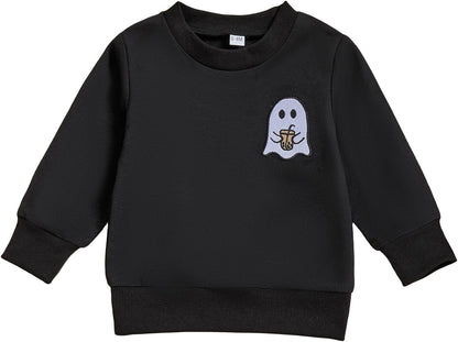 ESSECMBS Kleinkind Baby Jungen Daliy Sweatshirt Kleidung Langarm Rundhalsausschnitt Einfarbig Oberteile Kleiner Junge Frühling Herbst Baumwolle Hemd Kleidung