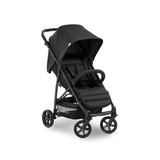 hauck Rapid 4, Grey - Pushchair from Birth up to 22 kg, Plastic Wheels, Compact & One Hand Folding, Height-Adjustable, Fully Reclining