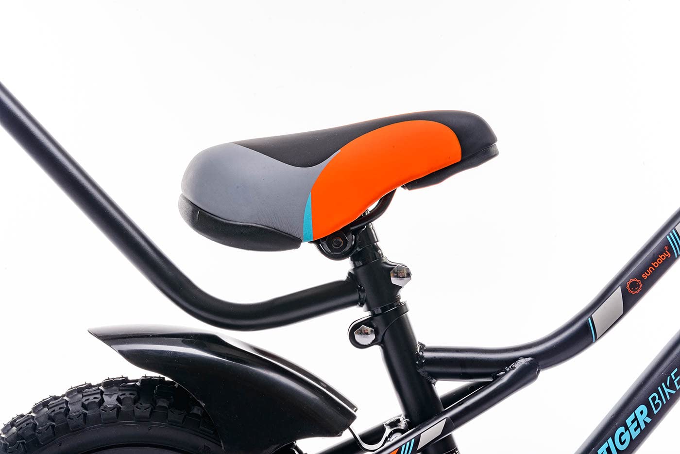 sun baby Jungenfahrrad Kinderfahrrad 14 und 16 Zoll Jungen Tiger Tracker Bike Leicht Stützräder mit Schubstange ab 2-6 Jahre BMX Fahrrad Kinder