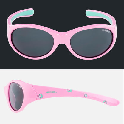 ALPINA FLEXXY GIRL - Verspiegelte und Bruchsichere Sonnenbrille Mit 100% UV-Schutz Für Kinder
