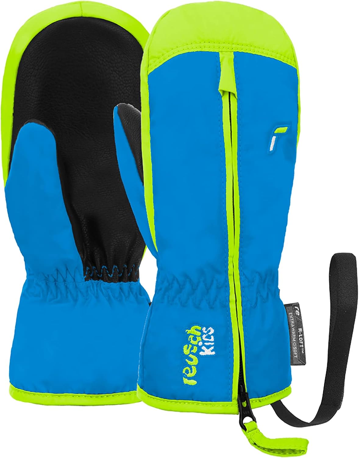 Reusch Ben Mitten extra warme und weiche Fausthandschuhe Winterhandschuhe Fäustlinge Kinder Babys Kleinkinder Mädchen und Jungen mit einem Reißverschluss