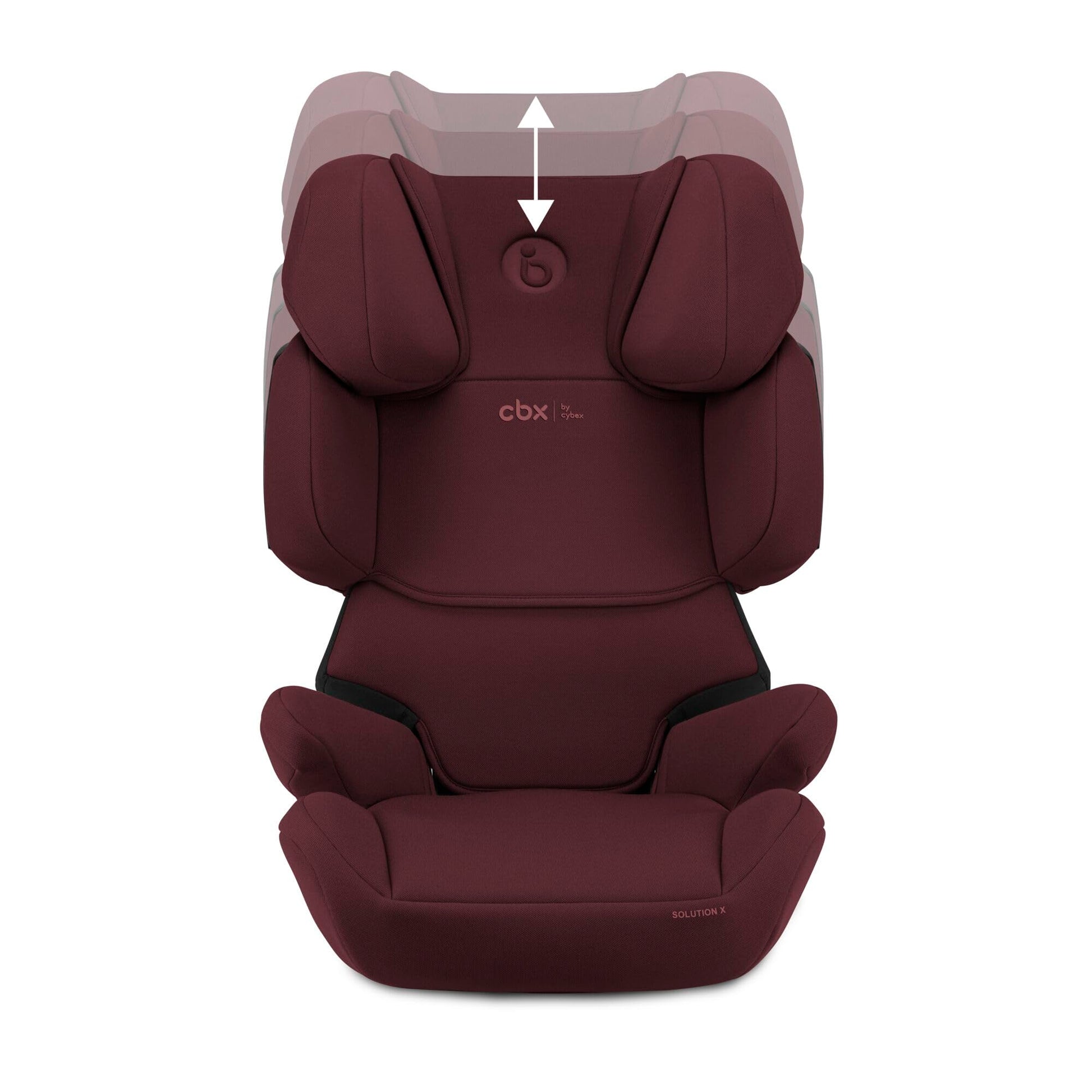 CBX by CYBEX Kinder-Autositz Solution X i-Fix, Für Autos mit und ohne ISOFIX, Ab ca. 3 bis 12 Jahre (100 - 150 cm), Ab ca. 15 bis 50 kg, Rot - Meloni2