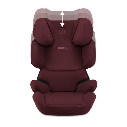 CBX by CYBEX Kinder-Autositz Solution X i-Fix, Für Autos mit und ohne ISOFIX, Ab ca. 3 bis 12 Jahre (100 - 150 cm), Ab ca. 15 bis 50 kg, Rot - Meloni2