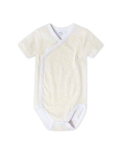 Stellou & friends Baby Body, 100% Bio-Baumwoll Wickelbody 3er MultiSet, kuschelweiche und hochwertige Kinder Kleidung für Jungs und Mädchen, Langarm & Kurzarm-body, OEKO-TEX 100 Zertifiziert