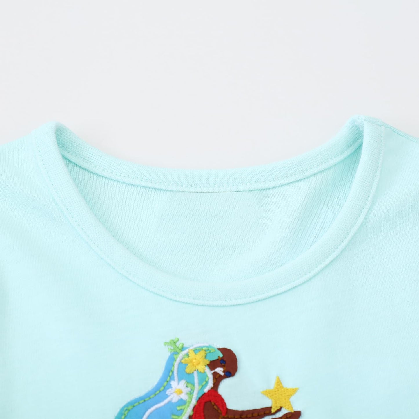 Dinopjs Kleider für Kleines Mädchen Kurzarm Kleid Cartoon-Stil Regenbogen Ozean Prinzessinnenkleid Dino Giraffe Osterhase Meerjungfrau Kinder Prinzessin Kostüm Tägliche Sommer Rock Ferienkleider