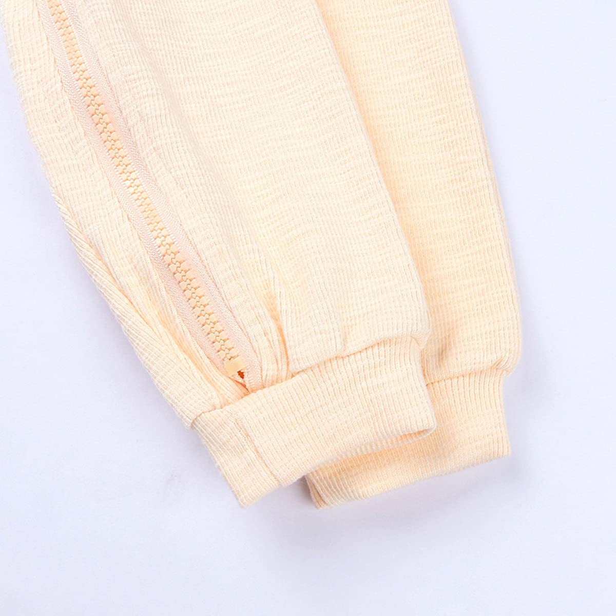 Kleinkind Baby Jungen Mädchen Baumwolle Strampler Langarm Mit Kapuze Reißverschluss Overall Body Baby Herbst Kleidung Pyjamas Outfit