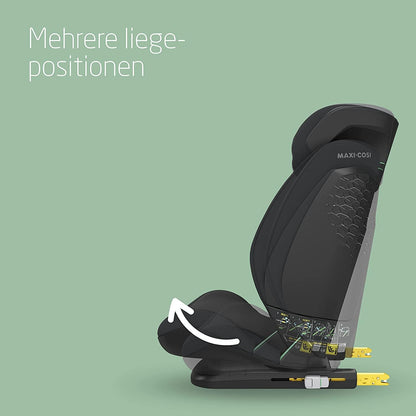 Maxi-Cosi RodiFix S i-Size Kindersitz, 100–150 cm, 3,5–12 Jahre, Autositz Kinder, 3 Liegepositionen, Verstellbare Höhe/Breite, G-CELL Side Impact Protection, AirProtect-Sicherheitskissen, Basic Black - Meloni2