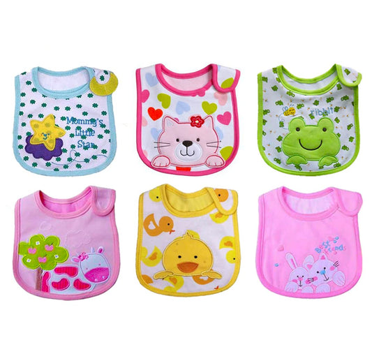 SLOSH Baby Bibs Baby Bibs Waterproof with Velcro for Newborns Niño Niñas Boys Girls Unisex Set 