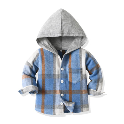 Kleinkind Baby Jungen Kleidung Outfit 2 Stück Baumwolle Plaid Junge Hoodies Shirt Tops Hosen Set Kleine Jungen Anzug Kinder Trainingsanzug Frühling Herbst Kleidung Set
