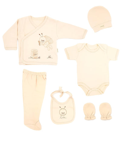 Neugeborenen Baby Geschenk Set 100% natürliche Baumwolle Erstausstattung Erstlingsausstattung Ausstattung Unisex Kleidung Geschenkset Babyausstattung für Babys 0-4 Monate (Koala)