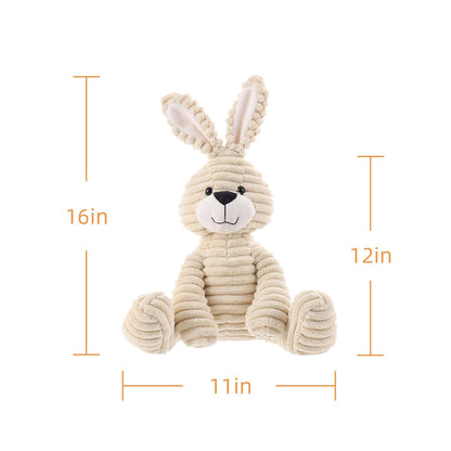 Apricot Lamb Cuddly Toy Green Rabbit 23 cm - Plush Toy Plush Toy for Children and Baby - Fluffy Stuffed Toy for Playing, Gift & Cuddling - Cosy Cuddly Toy - Cord Rabbit