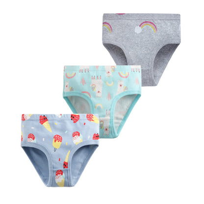 JackLoveBriefs Mädchen Unterhosen Bequeme Slips Baumwolle