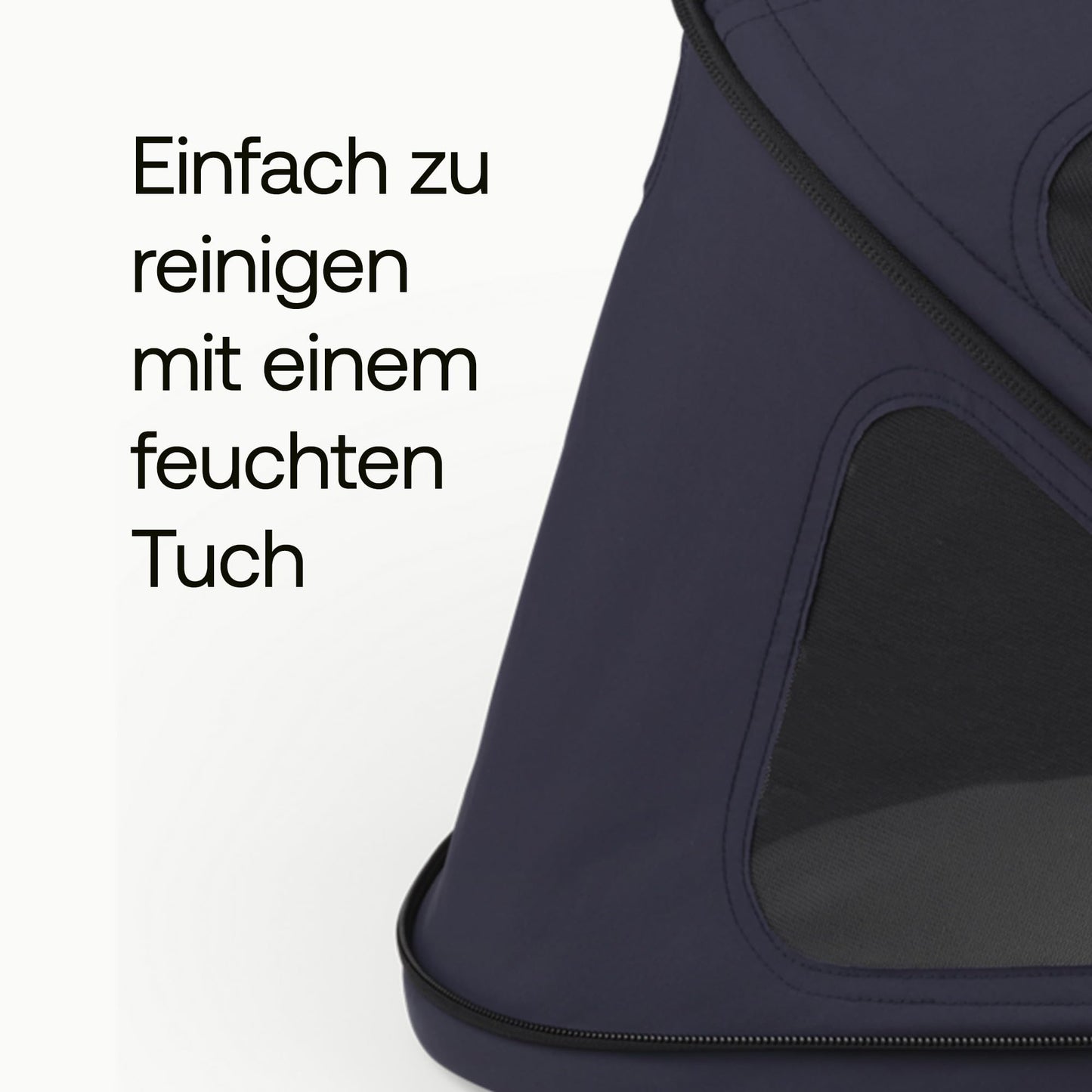 Bugaboo Dragonfly Sonnendach mit Lüftungsfenstern, ausziehbar für zusätzlichen und optimalen Sonnenschutz, wasserabweisend, Deep Indigo