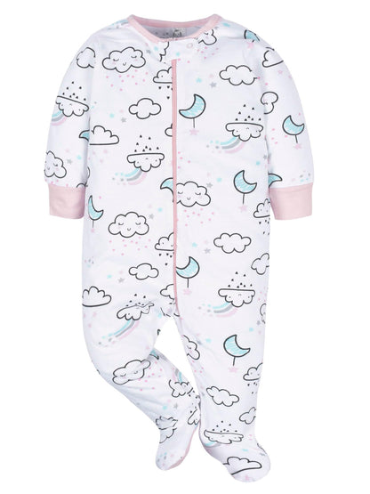 Gerber Unisex Baby 4 Pack Sleep 'N Play Footie Brisuren (4er Pack)