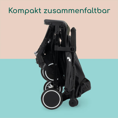 Bebeconfort Soko Superkompakter Kinderwagen, Bequem, Leichtgewich, Einfaches und Kompaktes Falten, 0 Monate bis 3,5 Jahre, 0-15 kg, Mineral Green