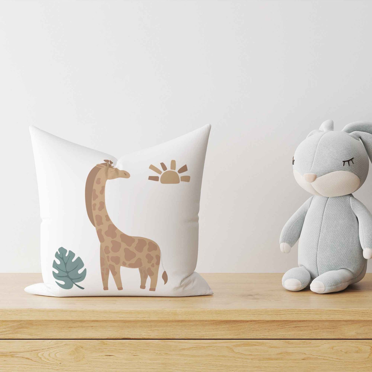 "Dschungel Giraffe" Kinder Dekokissen