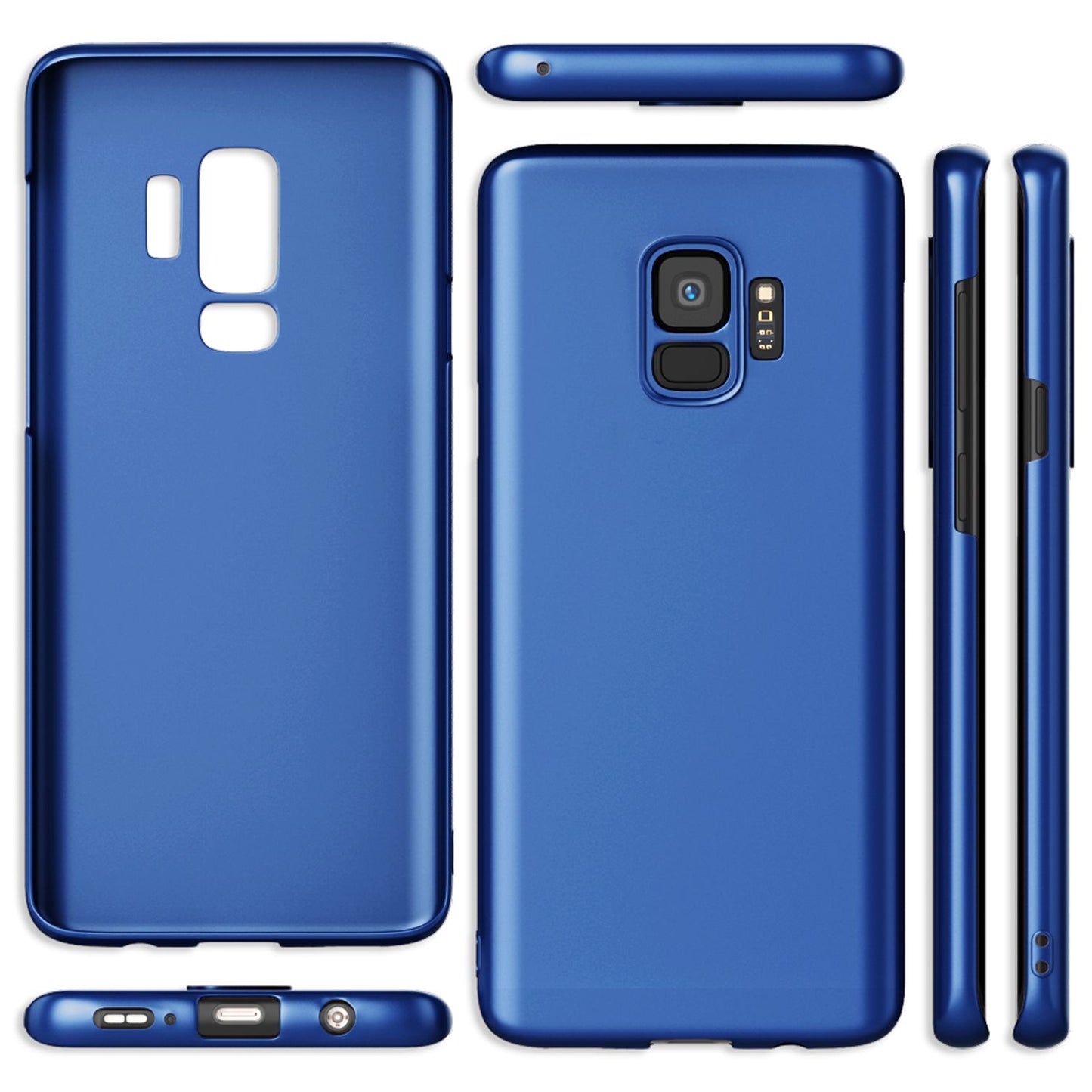 NALIA Ultra Slim Hardcase für Samsung Galaxy S9 – Anti-Fingerabdruck & 0.5mm Dünn – PUREFIT (Matt & Leicht) – Marke aus Berlin