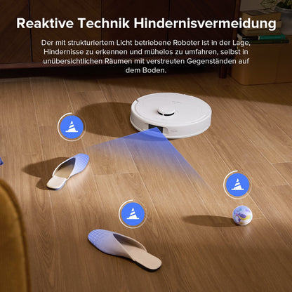 Roborock QV 35S Set Roboter-Staubsauger mit Multifunktions-Dockingstation (mit Staubbeutel*2 Stück und Filter*1 Stück)