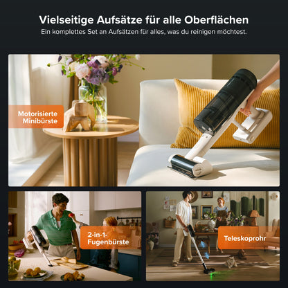 Roborock H60 Hub Pro Akku-Staubsauger mit Absaugstation