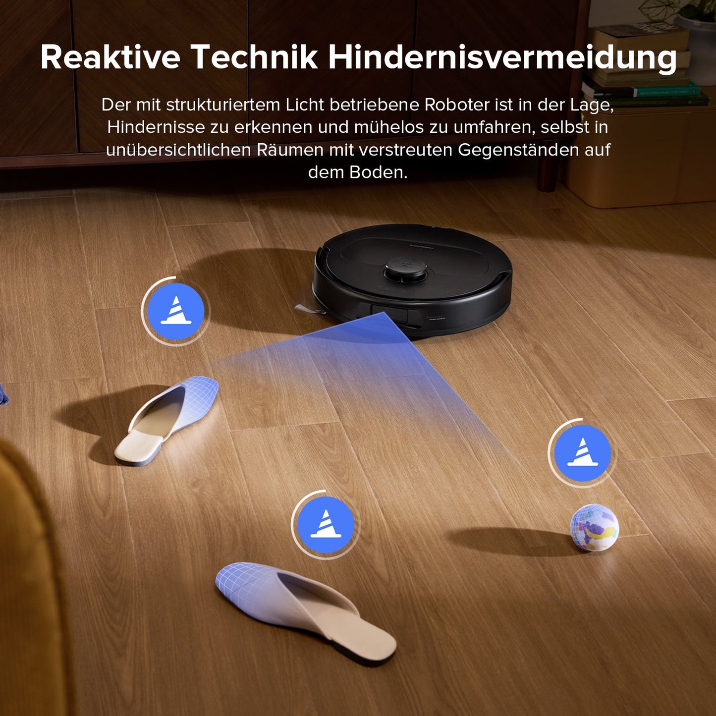 Roborock QV 35S Saugroboter mit Multifunktions-Dockingstation