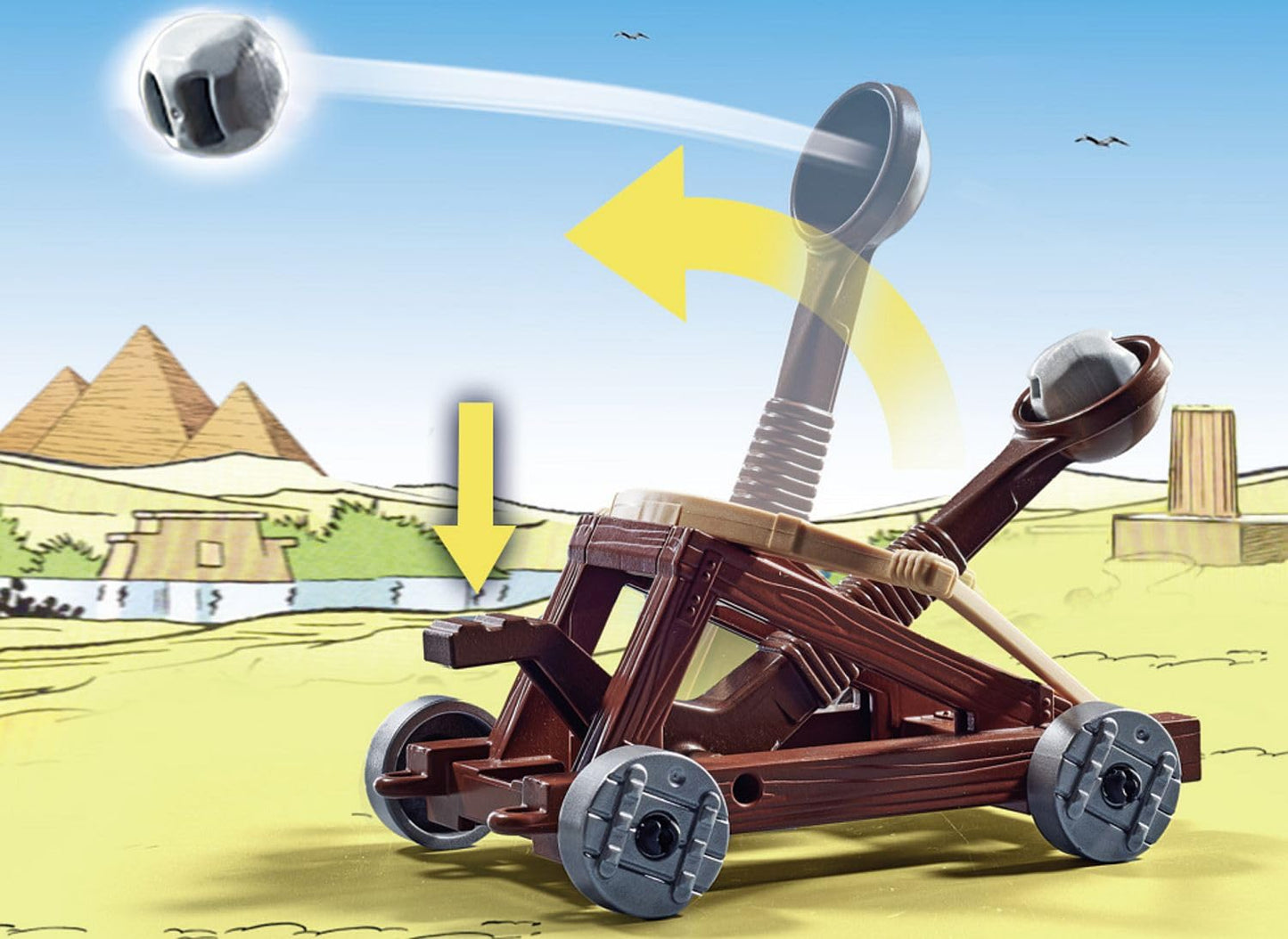 PLAYMOBIL Asterix 71542 Roman Camp, Exciting Conquest of the Camp by the Gauls, Includes Magic Potion for More Body Strength, Detailed Toy for Children from 5 Years