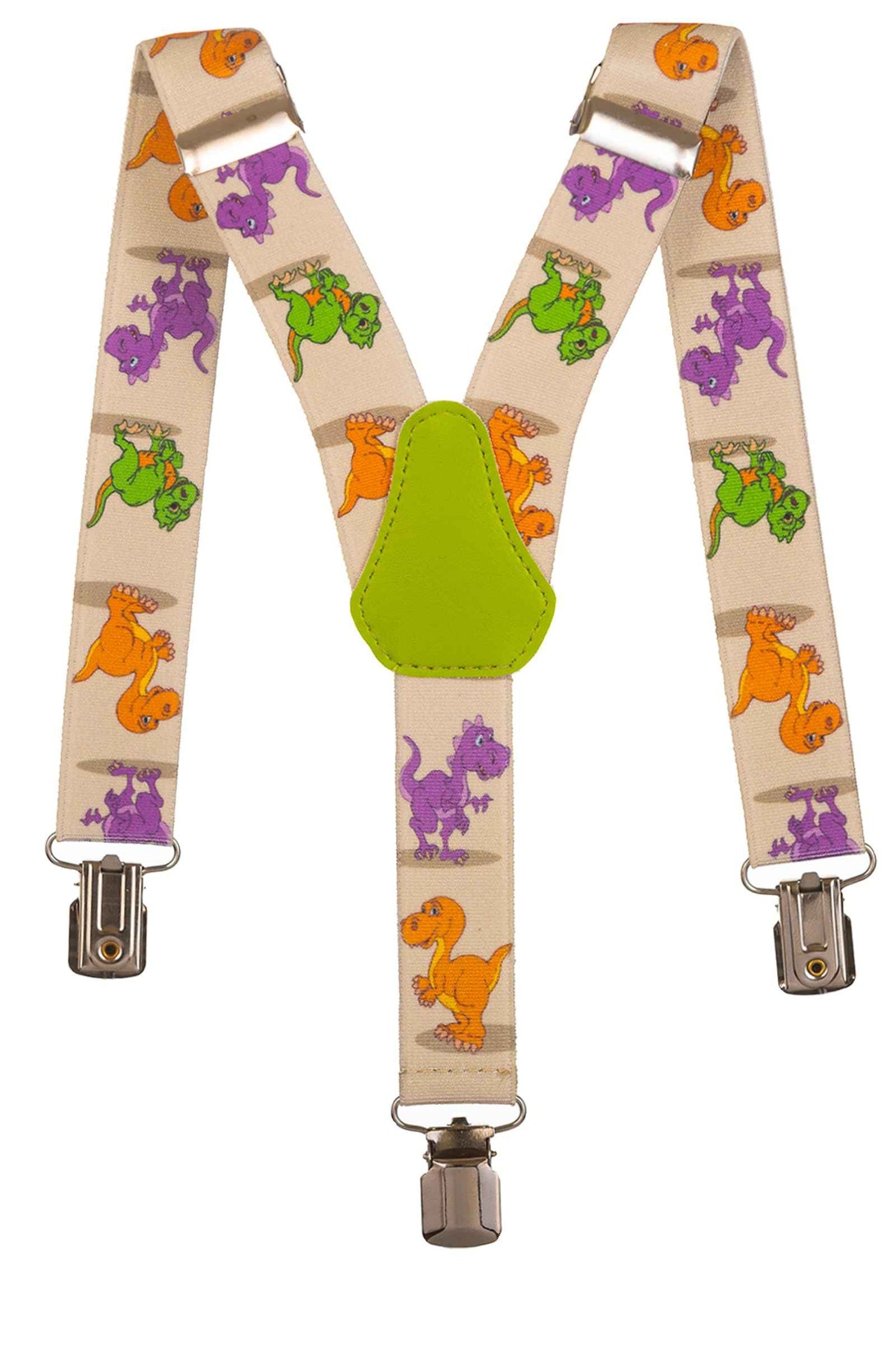 Kids Dinosaur Design Braces | Elastic Y Braces (1-5 Years) - 2.5cm