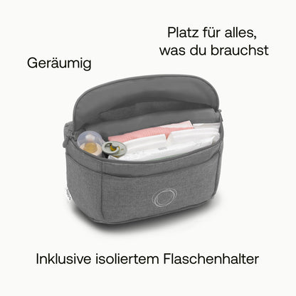 Bugaboo Kinderwagen Organizer-Tasche mit leicht zugänglichen Fächern. Praktisches Accessoire für alle Baby-Essentials in Desert Taupe