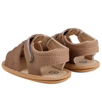 MASOCIO Babyschuhe Mädchen Sandalen Sommer Schuhe Flach Gummi Rutschfest