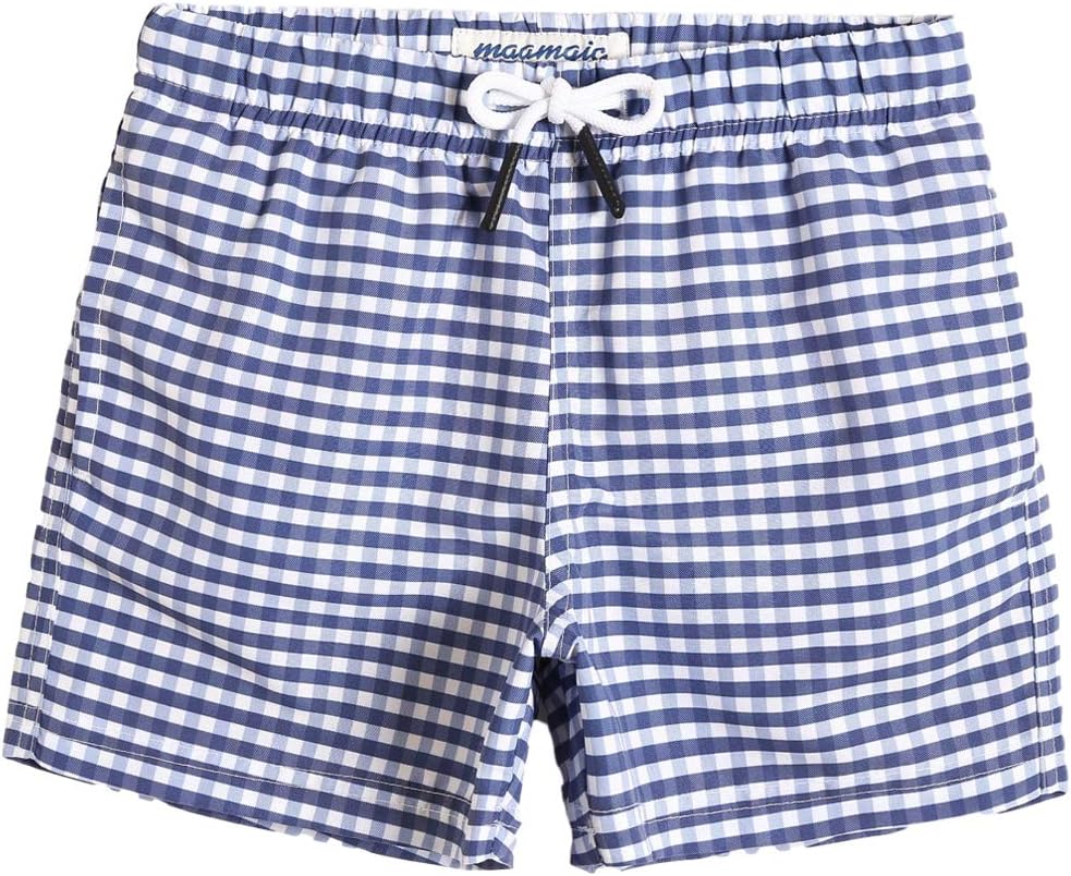 MaaMgic Boys’ Small Swimming Shorts, Quick-Drying Board Shorts with Mesh Lining, Pockets and Adjustable Drawstring