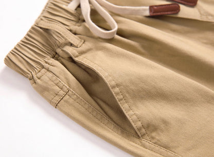 YOUNGSOUL Jungen Cargohose Kinder Stretch Cargo Hose Jogginghose Freizeithose mit Gummizug
