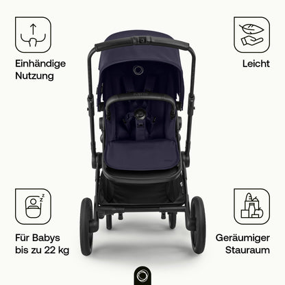 Bugaboo Cub All-Terrain Kinderwagen für Neugeborene und Kleinkinder