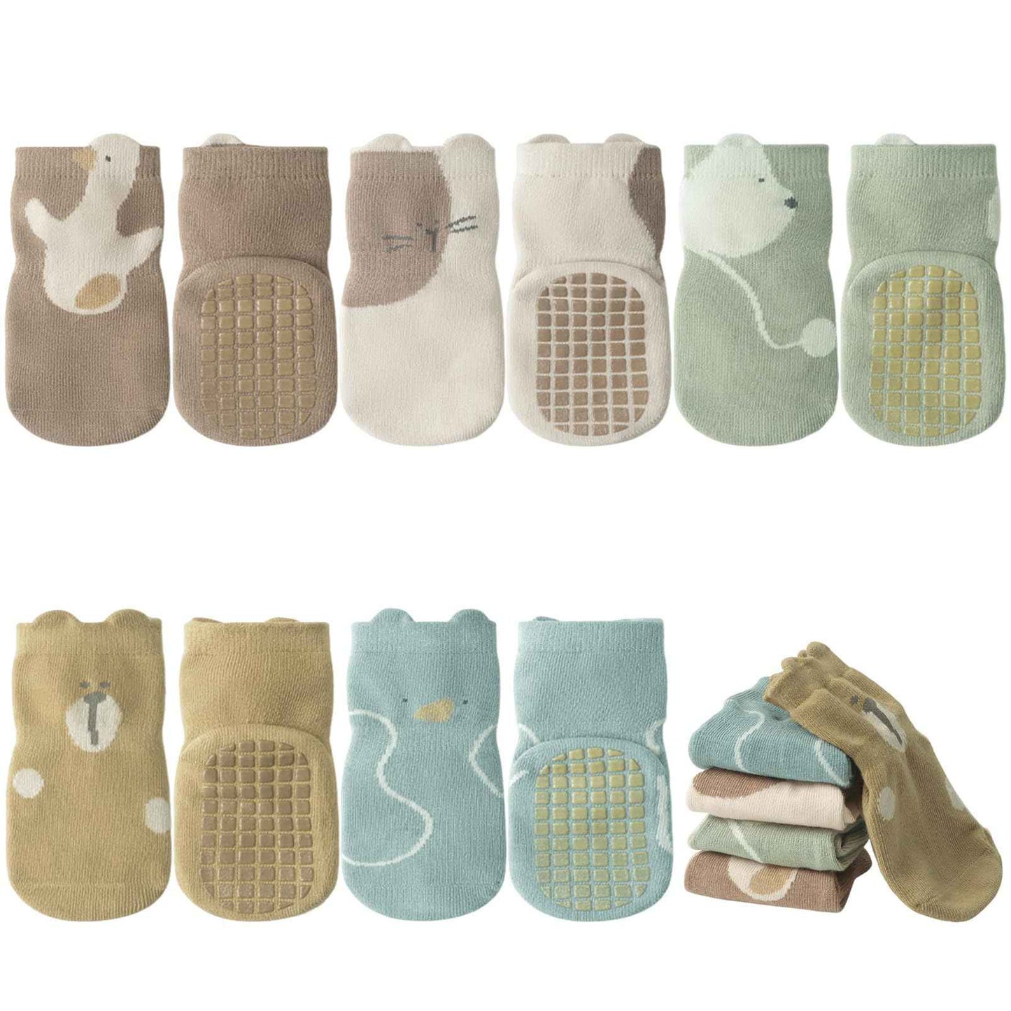 outfit spring Non-Slip Socks Baby, Non-Slip ABS Socks Children, Newborn Cotton Stopper Socks Non-Slip Socks Crawling Socks for Birth Girls Boys Gift 0-5 Years