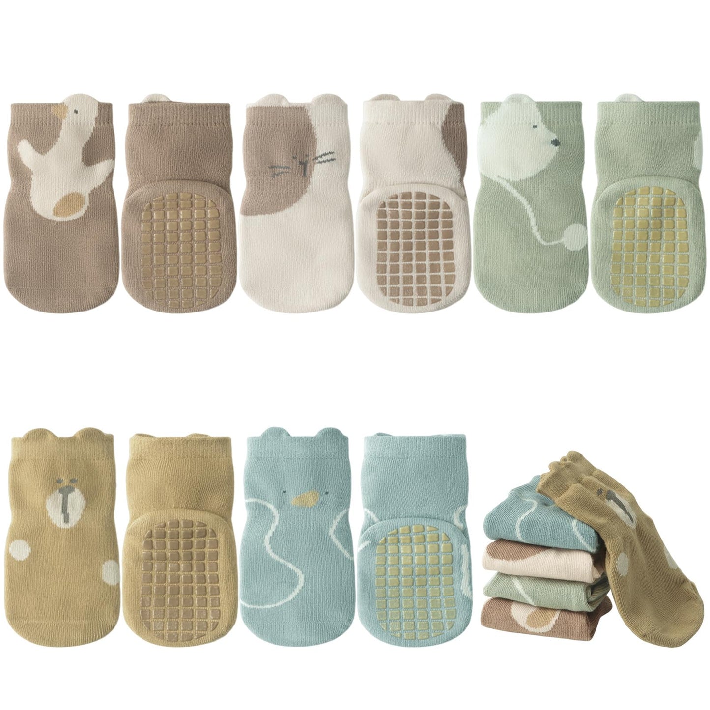 outfit spring Non-Slip Socks Baby, Non-Slip ABS Socks Children, Newborn Cotton Stopper Socks Non-Slip Socks Crawling Socks for Birth Girls Boys Gift 0-5 Years