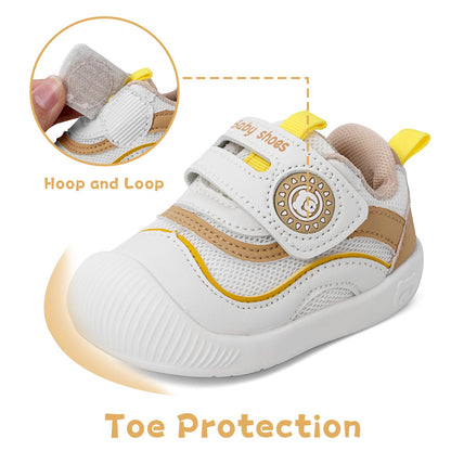 MASOCIO First Walker Shoes Baby Shoes Boy Girl Baby Shoes Soft Flat Rubber Anti-Slip 