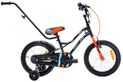 sun baby Jungenfahrrad Kinderfahrrad 14 und 16 Zoll Jungen Tiger Tracker Bike Leicht Stützräder mit Schubstange ab 2-6 Jahre BMX Fahrrad Kinder - Meloni2