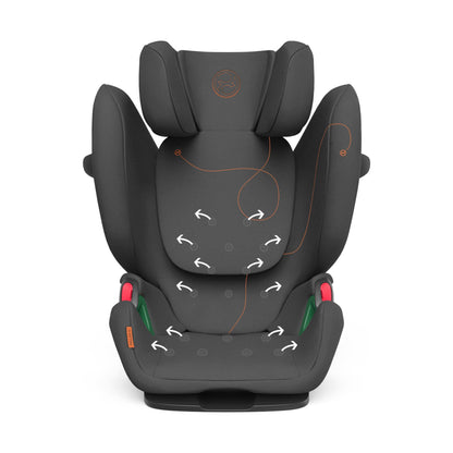 CYBEX Gold Kindersitz Pallas G i-Size, 76 - 150 cm, Ab ca. 15 Monate bis ca. 12 Jahre (ca. 9 bis 50 kg), Lava Grey