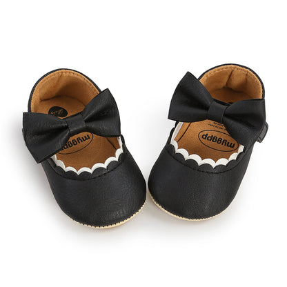 RVROVIC Baby Mädchen Mokassins Prinzessin Mary Jane Flache Kleider Schuhe Premium Leichte Weiche Sohle Krippe Schuhe Kleinkind Schuhe