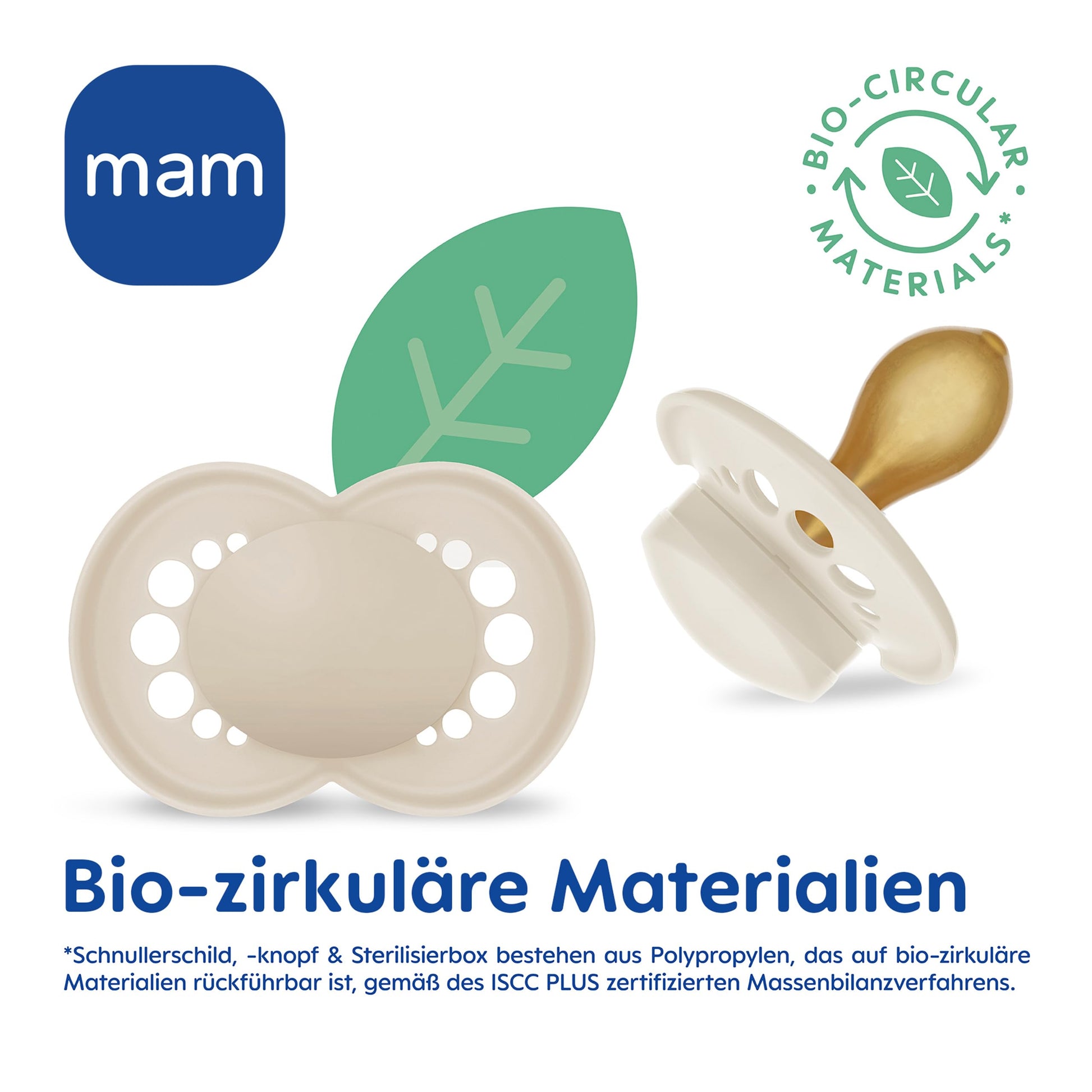 MAM Original Latexschnuller im 2er-Set, Schnuller aus nachhaltigen, bio-erneuerbaren Materialien, Baby Schnuller mit symmetrischem & kiefergerechtem Sauger, 0-6 Monate, Hase/Reh - Meloni2