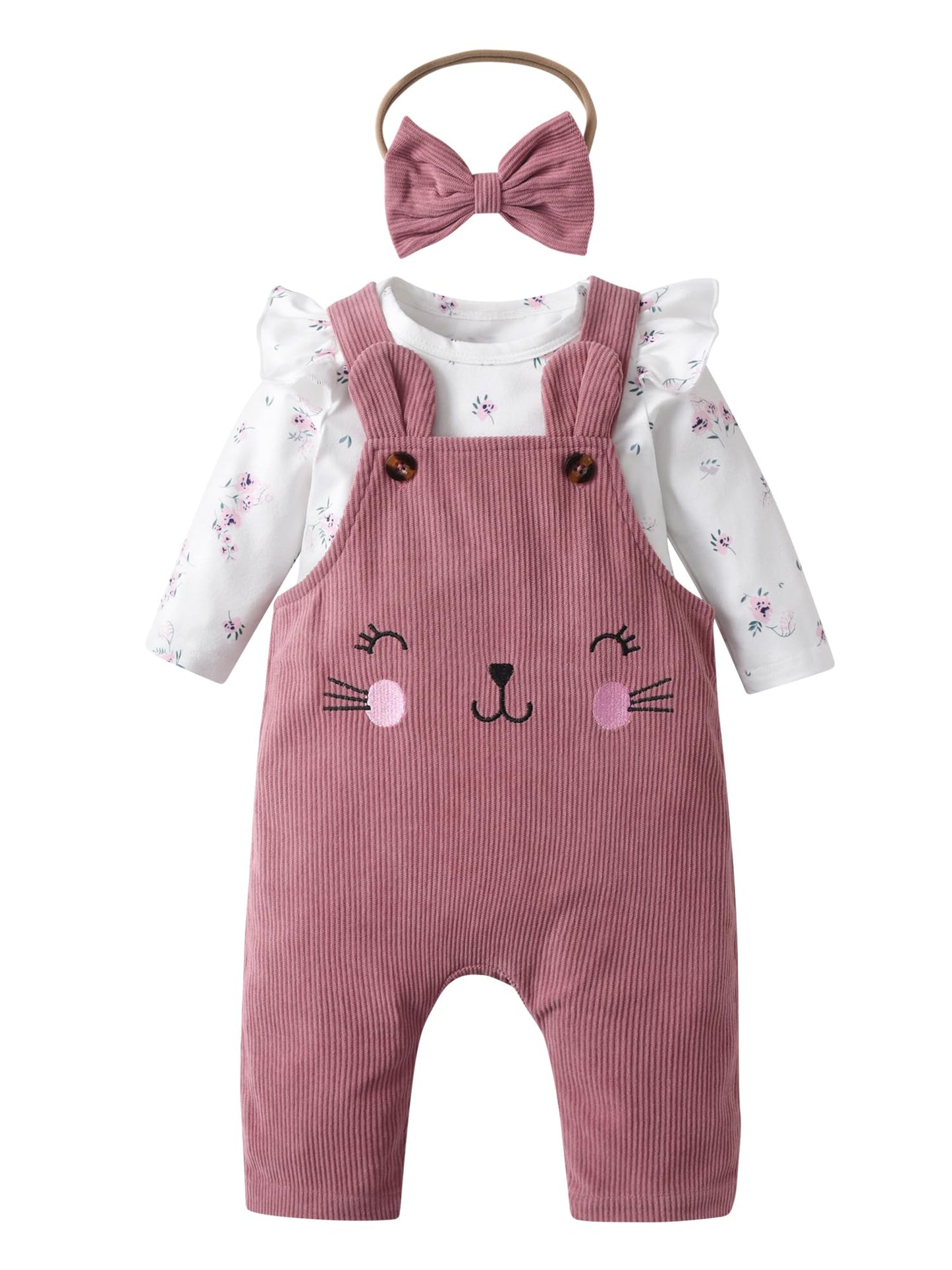 Baby Mädchen Kleidung Langarm Floral Tops + Strumpfhosen Süßes Outfit Set
