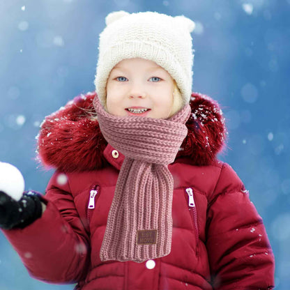 Children's scarf, children's scarf, girls, winter scarf, children's scarf, winter, knitted scarf, black/grey/rose, baby scarf, boy, loop scarf, children, neck warmer, scarf, children's tube scarf, for